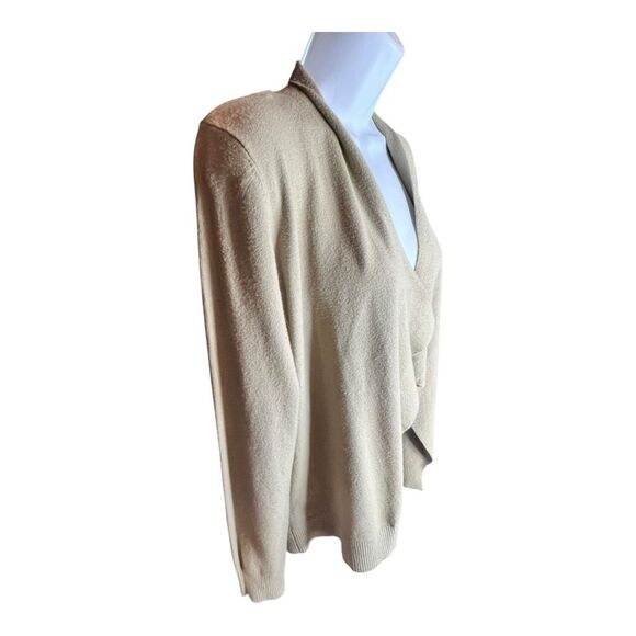 Vila Milano Women's Open Front Buttoned Back Cardigan Sweater Green Small - Picture 5 of 12